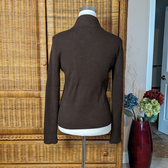 Ralph Lauren Eques Print Sweater Jacket LARGEP - Picture 3 of 4